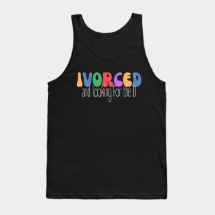 Vintage Divorce Recovery | Retro Recently Divorced Tank Top